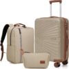 Luggage Sets 3 Piece, Suitcases with Wheels, ABS Hard Case Luggage with TSA Lock Spinner Wheels, Carry On Luggage Set (20inch)