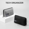 1757235365_61bWYwvTP4L._AC_SL1500_.jpg RIGHT AWAY Travel Tech Pouch,Waterproof Cord Case,Electronics Organizer Travel Case,Cable Organizer Storage Bag For Phone, Charger, Accessories(BLACK)