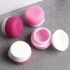 Gemice Silicone Cream Jars, TSA Approved Travel Size Containers - Leak-proof Travel Accessories with Lid for Cosmetic Makeup Face Body Hand Cream (4 Pieces)