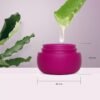 Gemice Silicone Cream Jars, TSA Approved Travel Size Containers - Leak-proof Travel Accessories with Lid for Cosmetic Makeup Face Body Hand Cream (4 Pieces)