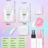 1757318694_61heKi69QL._SL1500_.jpg 17 Pack Travel Pouches for Toiletries,TSA Approved,Travel Size Portable Containers,Stand Up Pouch,Refillable Travel Accessories for Shampoo Conditioner Lotion Soap Liquids (C-17pcs)