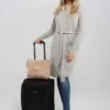 318rwCCxnCL._AC_.jpg BlueHills Premium Soft Travel Blanket Pillow Airplane Blanket Packed in Soft Bag Pillowcase with Hand Luggage Belt Backpack Clip Compact Pack Large Portable Flight Throw Beige T005