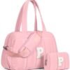 31FAc3IWS9L._AC_.jpg Duffle Bag for Travel, Weekender Bags for Women,Initial Overnight Bag with Wet Pocket,Lightweight Travel Bags Personalized Gym Tote with Makeup Pouch