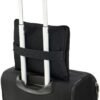 Lewis N. Clark Ultimate Comfort Set + Portable Travel Kit for Airplane, Includes Inflatable Pillow + Zippered Carrying Case, Cozy Fleece Blanket, Eye Mask for Sleeping & Foam Ear Plugs, Black