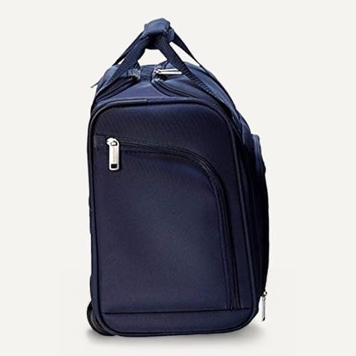 31SYorVhwL._AC_.jpg Amazon Basics Underseat Carry On Luggage with Wheels - 14" Rolling Travel Bag, Navy