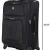 31auUukdLML._AC_.jpg SwissGear Sion Softside Expandable Luggage, Black, Checked-Medium 25-Inch