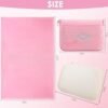 31slBQszOqL._AC_.jpg Blanket Pillow for Airplane Travel Essentials - 3 In 1 Travel Blanket and Pillow Set for Women Gifts, Plane Compact with Bag for Long Flight, International Traveler Must Haves Flying Accessories(Pink)