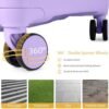 41-anM98bvL._AC_.jpg LARVENDER Luggage Sets 3 Piece with Duffel Bag Hardside PP Carry On Suitcase with 360° Spinner Wheels TSA Lock Luggage Sets for Women, Lavender