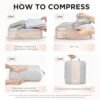 41-fzQjapTL._AC_.jpg 10 Set Compression Packing Cubes for Travel Women Mom,OlarHike Luggage Clothes Storage Gifts for Travelers,Airplane/Cruise/Car/Train Travel Essentials,Compressible Expandable Saver Space Bags(Beige)