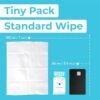 Impossibly Compact Travel Flushable Wipes with Natural Extracts - Skin-Friendly Travel Essentials, Hypoallergenic & Unscented Travel Size Wipes for Adults, Kids & Baby Care - 8 Pack Total 48 Wipes