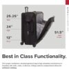 TUMI - Alpha Extended Trip 4 Wheeled Garment Bag - 4-Wheeled Clothing Bag for Hanging Suits, Dresses & Coats - With TSA Lock - Black