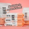 MightyGood. Wipe That Tush On-The-Go Flushable Wet Wipes - 1 Pack, 30 Wipes - Individually Wrapped Extra-Large Wipes with Aloe - Hypoallergenic & Unscented - Septic and Sewer Safe