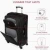 4187yVTnX4L._AC_.jpg SwissGear Sion Softside Expandable Luggage, Black, Checked-Medium 25-Inch