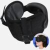 418uHPyFPaL._AC_.jpg Travel Pillows for Airplanes, Airplane Pillow for Long Flight, Airplane Head Strap with Eye Mask for Sleep, Travel Neck Pillow for Car Road Trip, 360° Support Headrest, Stop Bobblehead, Black