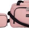 Travelers Club Midtown Hardside Luggage Travel, Rose Gold, 4-Piece Set
