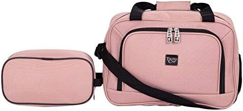 Travelers Club Midtown Hardside Luggage Travel, Rose Gold, 4-Piece Set
