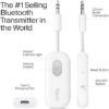 41Aq05So9KL._AC_.jpg Twelve South AirFly SE | Bluetooth Wireless Audio Transmitter Adapter for AirPods/Headphones, 20+ Hr Battery, Works with 3.5mm aux Jacks on Airplanes, TVs, Gym Equipment, and Travel