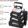 41C9IB9z-9L._AC_.jpg Veken 10 Set/8 Set Packing Cubes for Travel Essentials, Suitcase Organizer Bags in 4 Sizes, Carry-On Luggage Accessories with Large Laundry & Toiletry Bag, Must-Have for Airplane, Road Trip & Camping