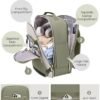 41HNl38sFYL._AC_.jpg LOVEVOOK 40L Travel Backpack for Women & Men, Airline Approved Carry On Luggage with 3 Packing Cubes, TSA Overnight Bags, Waterproof Personal Item Bag, Weekender Essentials Backpacks fits 17" Laptop