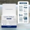 41Hb92VQCQL.jpg Clean Skin Club Clean Towels XL®, 100% USDA Biobased Face Towel, Disposable Face Towelette, Eczema Association Accepted, Makeup Remover Dry Wipes, Ultra Soft, 50 Count