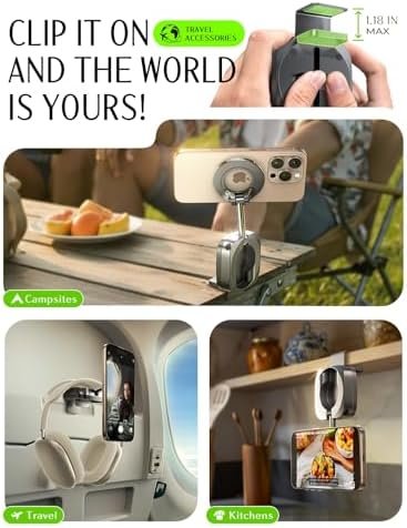 41ISh3PSPdL._AC_.jpg LISEN Airplane for iPhone Holder Stand for Desk Travel Europe Vacation Essentials Long Flight Mini Travels Essentials Kids Women for MagSafe Travel Accessories Cruise Essentials Phone Camera Mounts