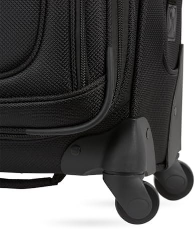 41KEK8kCElL._AC_.jpg SwissGear Sion Softside Expandable Luggage, Black, Checked-Medium 25-Inch