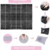 41KRmElRCWL._AC_.jpg 3 in 1 Travel Blanket Pillow Set - 350 GSM Thick Travel Blanket Airplane Compact with Bag, Soft Bag with a Pocket, Inflatable Travel Pillow for Camping & Car Trip (Dark Grey)