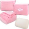 41KVPhsFtlL._AC_.jpg Blanket Pillow for Airplane Travel Essentials - 3 In 1 Travel Blanket and Pillow Set for Women Gifts, Plane Compact with Bag for Long Flight, International Traveler Must Haves Flying Accessories(Pink)