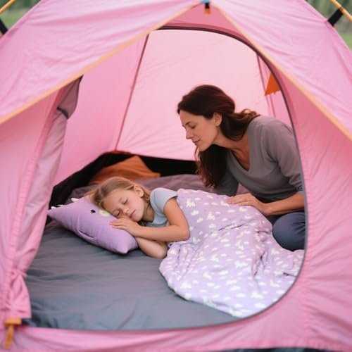 41L9eIxSzpL._AC_.jpg 3-in-1 Kids Travel Blanket and Pillow Set, Snuggle Pillow with Hand Warmer, 40x60 inches Unicorn Blanket for Girls Compact, Perfect for Travel, Camping, Home and Office