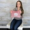 41NT25IgECL._AC_.jpg EverSnug Travel Blanket and Pillow - Ultra-Soft, Compact & Lightweight, 65x40 Inches, with Carry Case, Luggage Sleeve & Backpack Clip for Airplane Comfort (Light Pink)