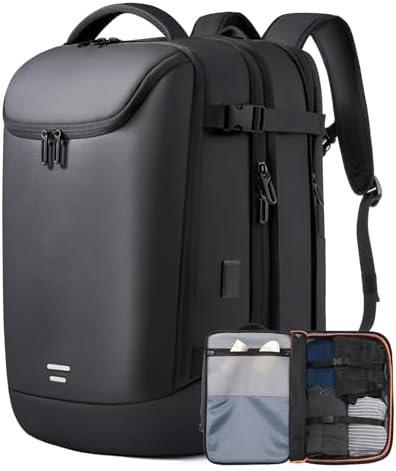 41ScA2cevhL._AC_.jpg Travel Carry on Backpack 50L Expandable Flight Approved Backpacks 17.3 inch Laptop and USB Charging Port bags Water Resistant Business Back Pack for Women & Men