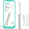 41TCTbMRS8L._AC_.jpg Quip Metal Sonic Toothbrush, Electric Toothbrush for Adults –Time Travel & Soft Bristles with Travel Case & Replaceable Brush Head -3-Month Battery Life - Moonrise Champagne