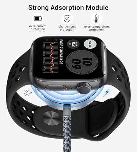 41UGZSmVDL._AC_.jpg Temdan for Travel Essentials,3 in 2 USB C Cable for Apple Watch Charger/iPhone 16 Charger/Lightning,Multi Charging Cable Cord,Vacation Camping Essentials,Portable Designed for iWatch &iPhone 16-12-4FT
