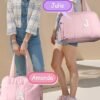 41ZSIJjcpAL._AC_.jpg Duffle Bag for Travel, Weekender Bags for Women,Initial Overnight Bag with Wet Pocket,Lightweight Travel Bags Personalized Gym Tote with Makeup Pouch