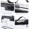 BAGSMART TSA Approved Toiletry Bag, 2 Pack Clear Makeup Cosmetic Bag Organizer, Quart Size Travel Bag for Toiletries, Carry-on Travel Accessories Essentials, Black-2pcs
