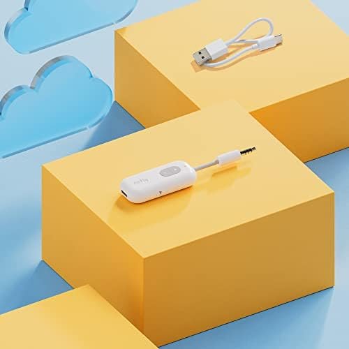 41nohAmkgwL._AC_.jpg Twelve South AirFly SE | Bluetooth Wireless Audio Transmitter Adapter for AirPods/Headphones, 20+ Hr Battery, Works with 3.5mm aux Jacks on Airplanes, TVs, Gym Equipment, and Travel