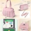41oRdiwqSrL._AC_.jpg Duffle Bag for Travel, Weekender Bags for Women,Initial Overnight Bag with Wet Pocket,Lightweight Travel Bags Personalized Gym Tote with Makeup Pouch