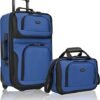 41sbdsKX1ML._AC_.jpg U.S. Traveler Rio Softside Expandable Carry-on Rolling Luggage, Royal Blue, 2 Wheel Set