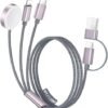 41u9rvNWfzL._AC_.jpg Temdan for Travel Essentials,3 in 2 USB C Cable for Apple Watch Charger/iPhone 16 Charger/Lightning,Multi Charging Cable Cord,Vacation Camping Essentials,Portable Designed for iWatch &iPhone 16-12-4FT