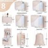 41uH2G8WvwL._AC_.jpg 10 Set/8 Set Packing Cubes for Travel, Gifts for Women Mom,Anti-Tearing Suitcase Organizer for Luggage with Shoe & Hanging Toiletry Bag,OlarHike Vacation Essentials & Accessories for Cruise Ship,Cream