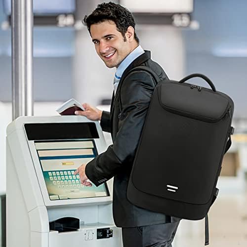 41vcEnzU3qL._AC_.jpg Travel Carry on Backpack 50L Expandable Flight Approved Backpacks 17.3 inch Laptop and USB Charging Port bags Water Resistant Business Back Pack for Women & Men