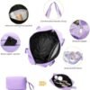 41vniPGxMWL._AC_.jpg LARVENDER Luggage Sets 3 Piece with Duffel Bag Hardside PP Carry On Suitcase with 360° Spinner Wheels TSA Lock Luggage Sets for Women, Lavender