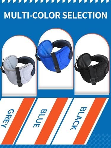 41wpScbKlpL._AC_.jpg Travel Pillows for Airplanes, Airplane Pillow for Long Flight, Airplane Head Strap with Eye Mask for Sleep, Travel Neck Pillow for Car Road Trip, 360° Support Headrest, Stop Bobblehead, Black