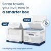 41xaeRmmXhL.jpg Clean Skin Club Clean Towels XL®, 100% USDA Biobased Face Towel, Disposable Face Towelette, Eczema Association Accepted, Makeup Remover Dry Wipes, Ultra Soft, 50 Count