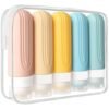 41yOFqPqtzL.jpg Travel Bottles for Toiletries, 5 Pack TSA Approved Travel Size Containers, 3oz Leak Proof Refillable Travel Accessories for Shampoo Conditioner, BPA Free Travel Bottles with Toiletry Bag