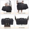 41ygMERq-OL._AC_.jpg 120L Foldable Collapsible Waterproof Travel Duffel Bag for Men and Women with Shoe Compartment