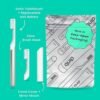 517nqlqTL._AC_.jpg Quip Metal Sonic Toothbrush, Electric Toothbrush for Adults –Time Travel & Soft Bristles with Travel Case & Replaceable Brush Head -3-Month Battery Life - Moonrise Champagne