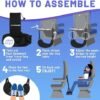 51PoAy4SUL._AC_.jpg Airplane Foot Hammock (Memory Foam), Perfect Airplane Footrest to Relax Your Feet | Foot Hammock for Airplane Travel Accessories, Desk Foot Hammock, Travel Foot Rest, Comfy Foot Hanger Airplane