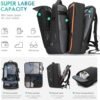 51eDiaCe4L._AC_.jpg Travel Carry on Backpack 50L Expandable Flight Approved Backpacks 17.3 inch Laptop and USB Charging Port bags Water Resistant Business Back Pack for Women & Men