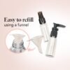 511nZrl2HCL._SL1280_.jpg Kitsch 11 PCS Travel Bottles for Toiletries – Travel Essentials Kit for Shampoo, Conditioner, Lotion & More - TSA Approved Travel Bottles, Leak-Proof Refillable Travel Size Containers - Black & Ivory